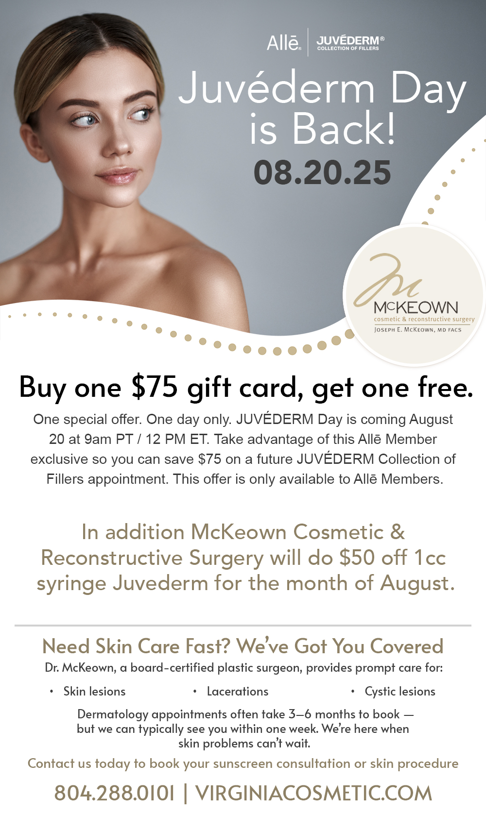Juvederm day special promo